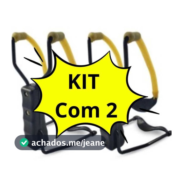 KIT COM 2 Estilingue de Pesca Profissional com apoio de pulso preto MT073 (4)
