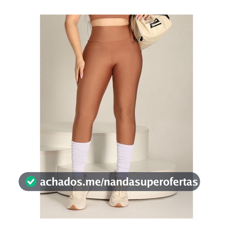 Calça Legging  de Cintura Alta para Academia Feminina Esportiva  Modeladora Cores Verão