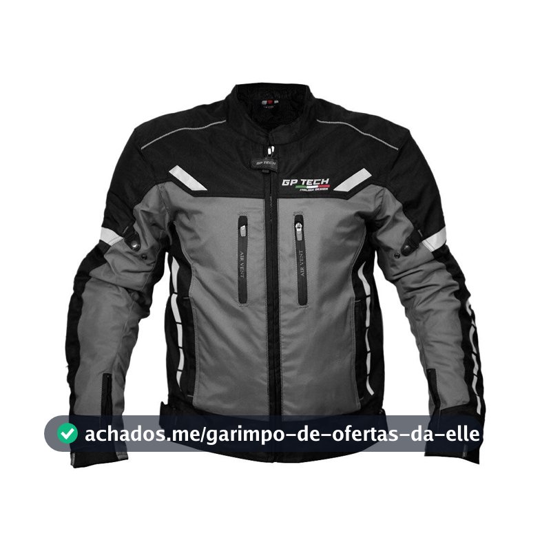 JAQUETA MOTOCICLISTA GP TECH ESSENCE 2 COM PROTEÇÕES