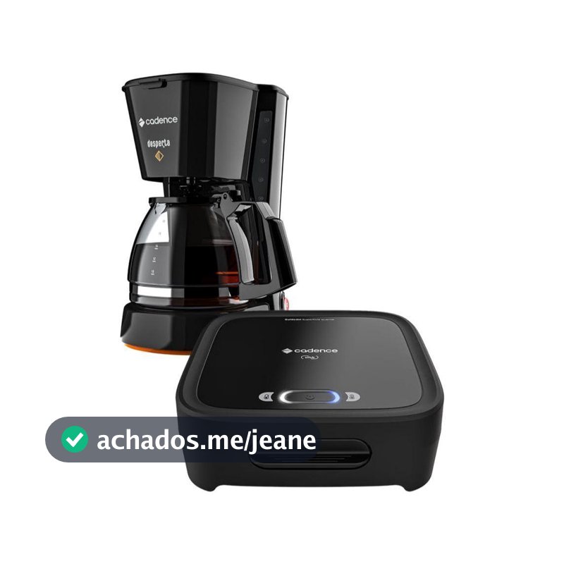 Kit Click Cadence Sanduicheira E Cafeteira Desperta 110V