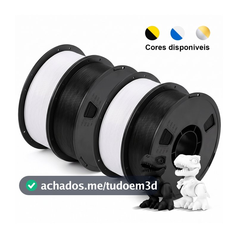 Filamento PLA  Premium 4Kg 1,75mm Efeito Aveludado Impressora 3D FDM  3D Oficial