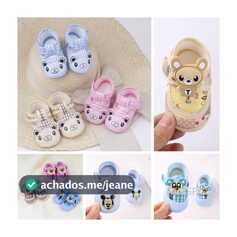 Design Animal Bonito Calçado De Bebê Com Sola Antiderrapante , Perfeito Para Bebês Aprendendo A Caminhar