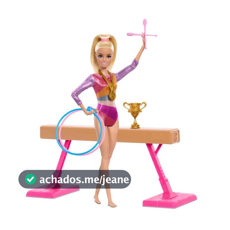 Barbie I Can Be Ginasta Loira - Mattel