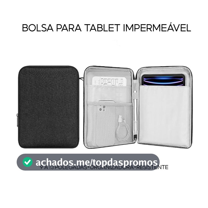 Capa Case para Tablet para iPad Galaxy Xiaomi 11 e 13 Polegadas Portátil com Alça de Mão teclados para tablet