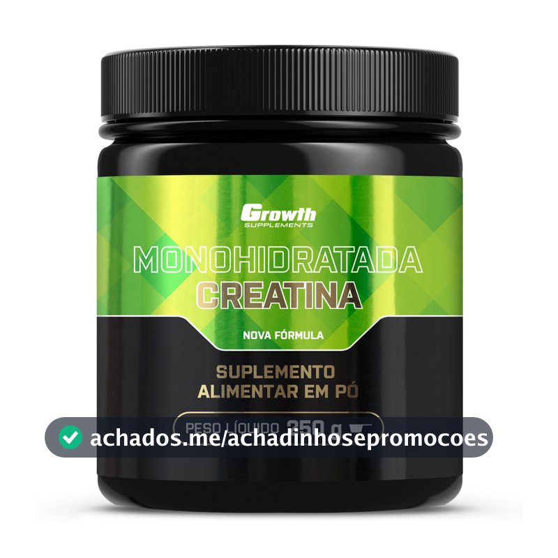 Creatina Monohidratada - Growth Supplements - Sem sabor em pó