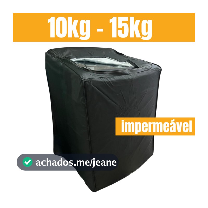 Capa de maquina de lavar 13, 14, 15 E 16kg NAPA impermeável Electrolux Brastemp Consul Colormaq