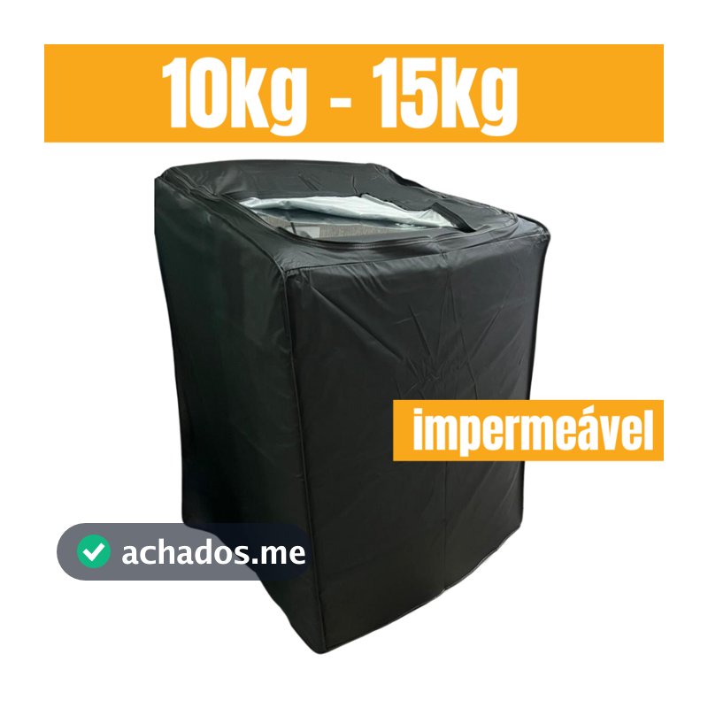 Capa de maquina de lavar 13, 14, 15 E 16kg NAPA impermeável Electrolux Brastemp Consul Colormaq