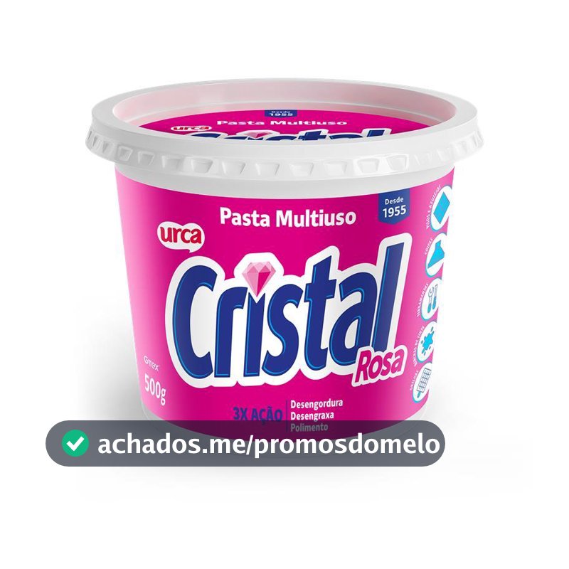 Sabão em Pasta Cristal Rosa - 500g