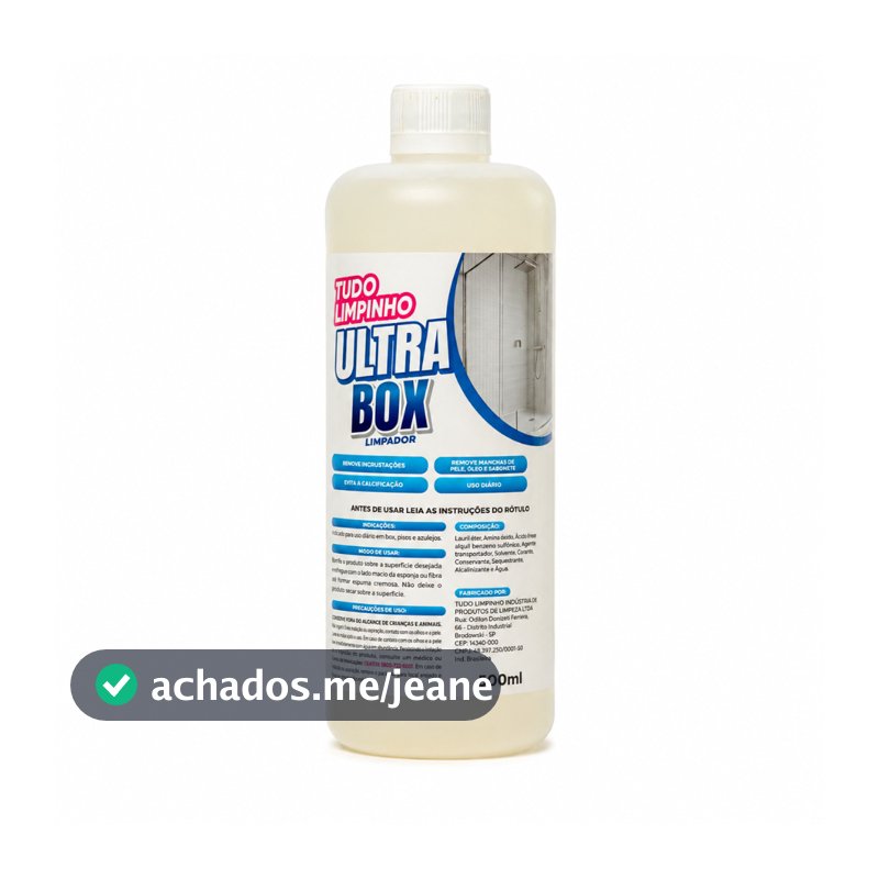 ULTRA BOX LIMPADOR 500ML TUDO LIMPINHO