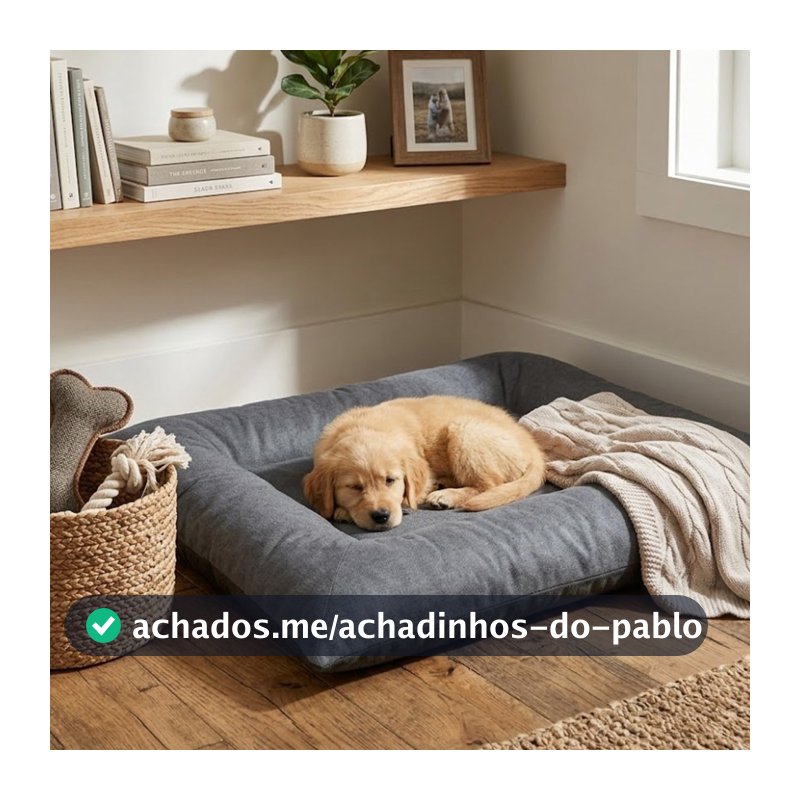 Cama Colchonete Para Cachorro ou Gato Almofada Macio Confortável Caminha Pet Lavável 2 Lados