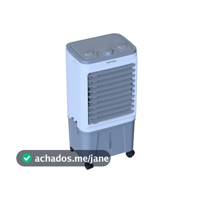 Climatizador Ar Ventisol Portátil Turbo Evaporativo 16 Litros 5 em 1 Umidificador CLIN16 PRO 130W