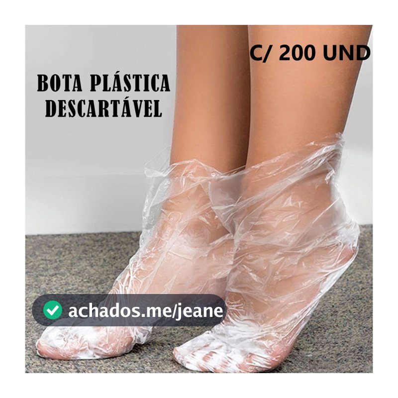 Kit Bota Descartável c/ 200 unidades para spa dos pés