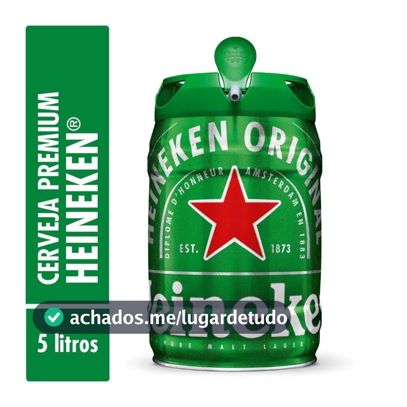 Cerveja Premium 5L Barril Heineken