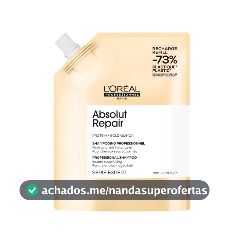L'Oréal Professionnel Serie Expert AbsolutRepair Gold - Shampoo Refil 500ml