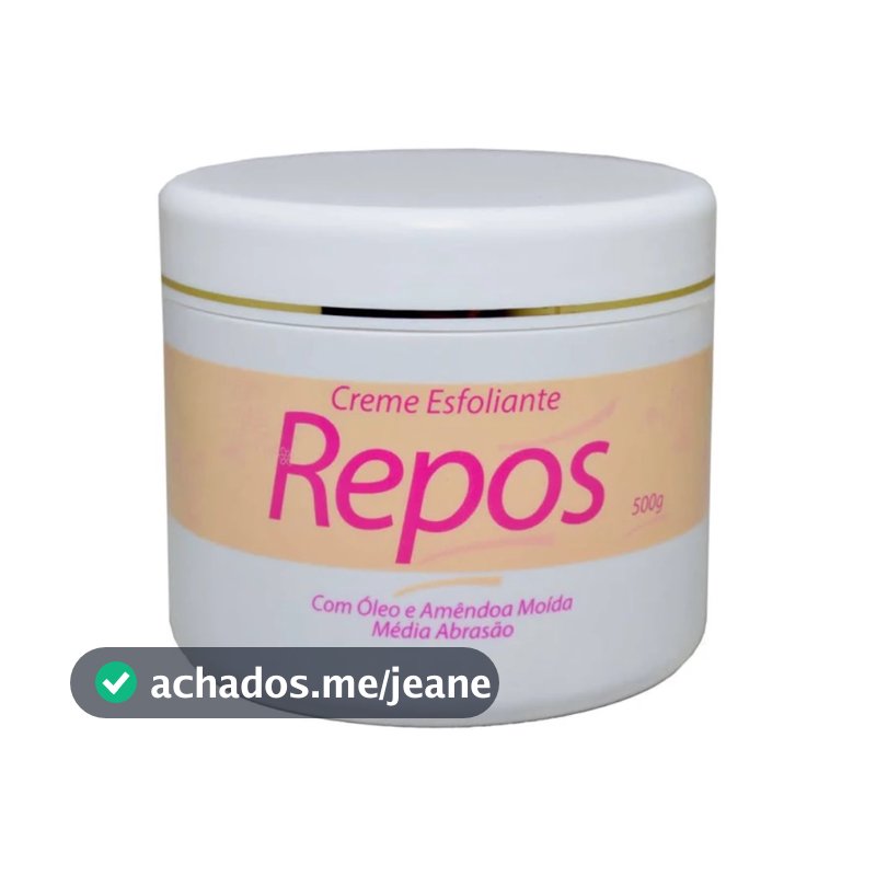 Creme Esfoliante Repos 500g Óleo e Amendoas
