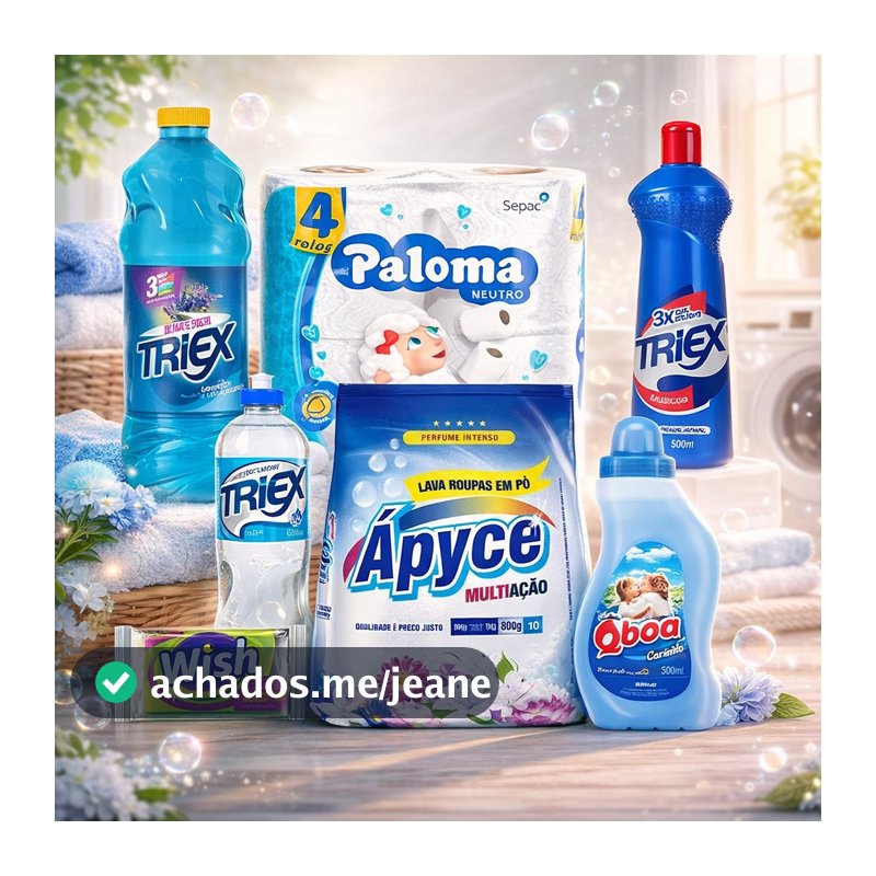 Kit Limpeza & Higiene Essencial – 7 Itens Premium