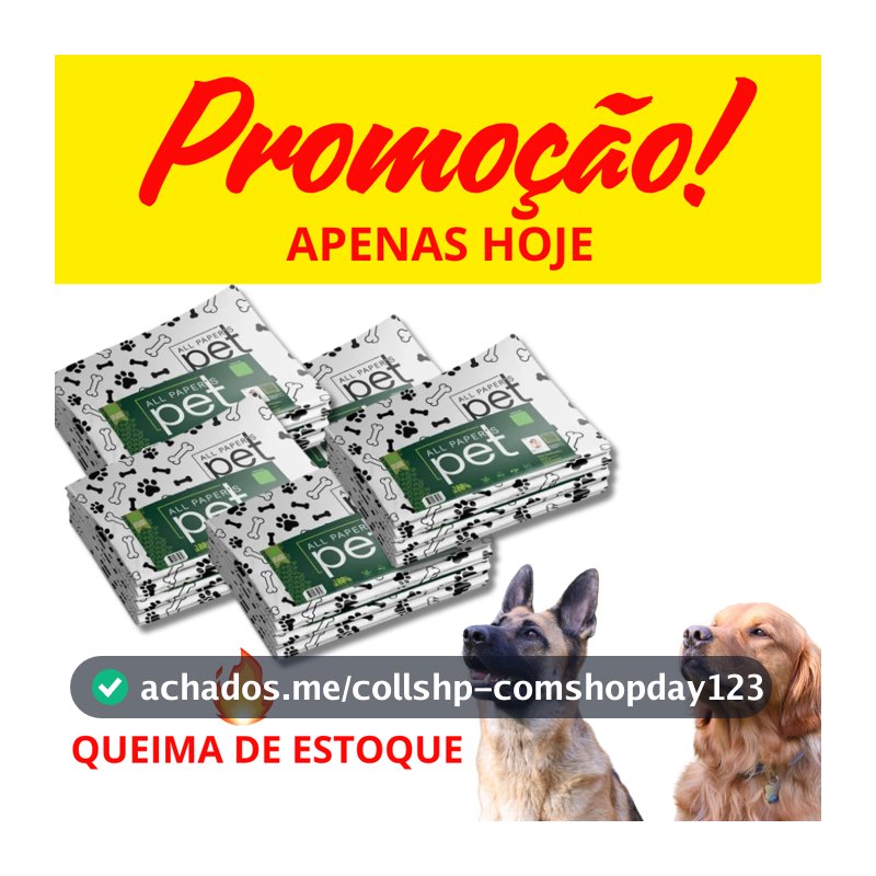 Jornal tapete Higiênico Grande 300 folhas Biodegradável para Pet Descartável Ótimo Custo X Benefício