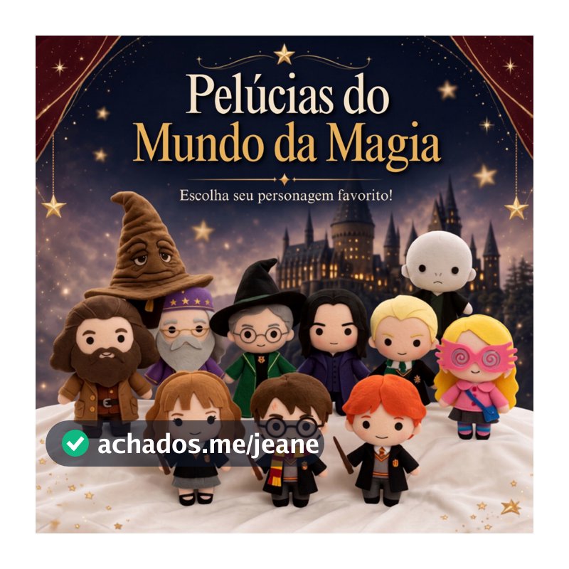 Pelúcia Harry Potter 20cm - Boneco Macio para Presente e Decoração