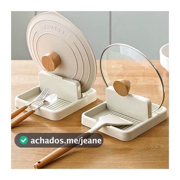 Descanso De Panela Suporte Tampas De Panelas Talheres Acessórios Pronta Entrega