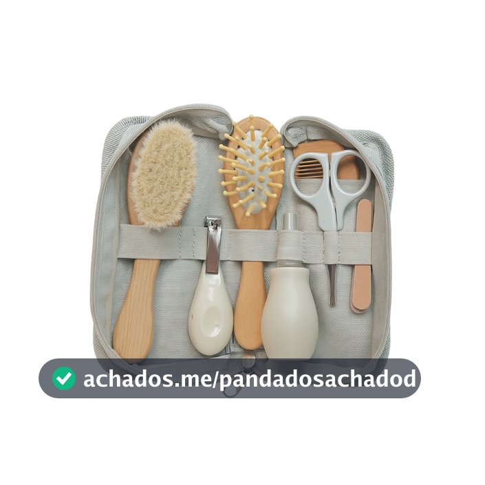 Conjunto De Escova E Pente De Cabelo Para Bebês , De Madeira Natural Recém-Nascidos Com Cerdas Macias De Cabra , Kit De