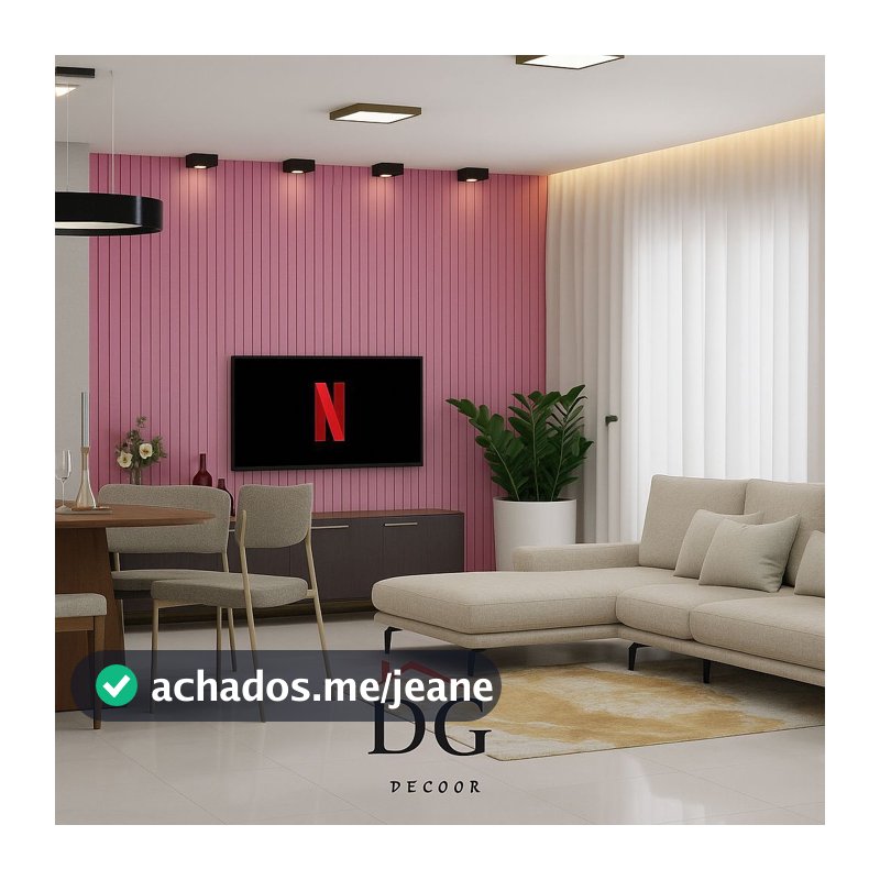 Kit Placas Ripada Painel Decorativo em Mdf de Alta Qualidade Premium 45x11cm - ENVIO FULL