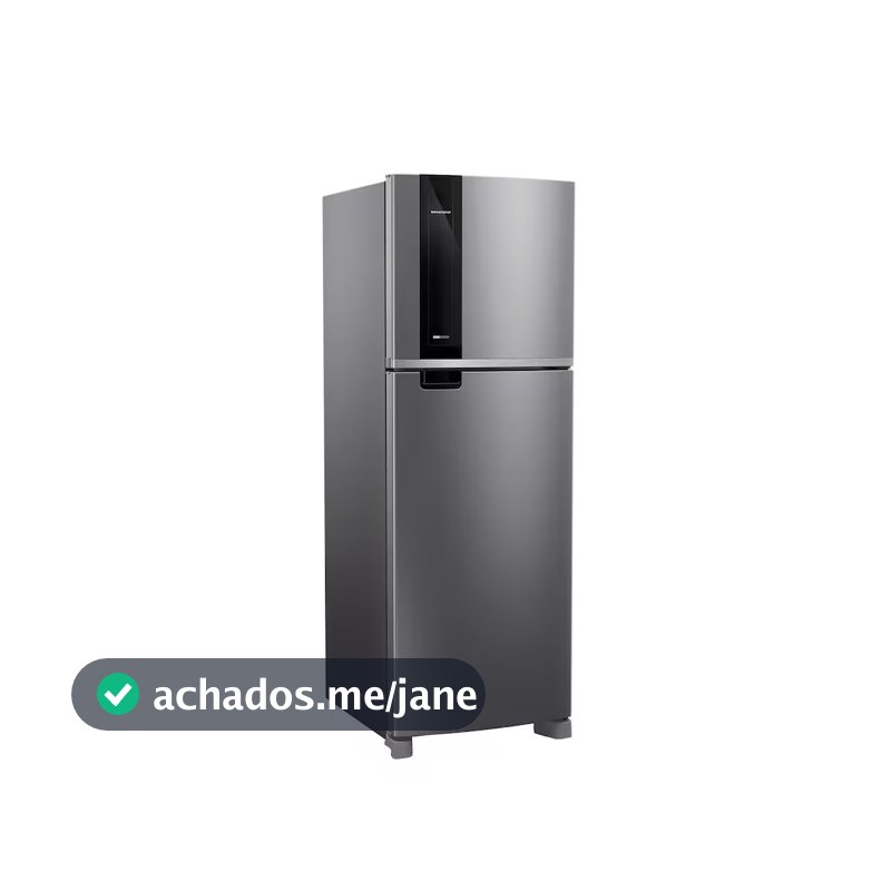 Geladeira BRM46MK 385 Litros Frost Free Duplex Painel Eletrônico Inox Brastemp