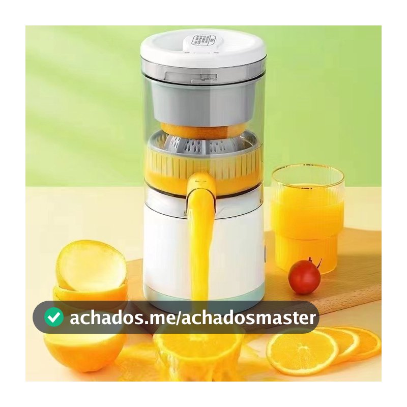 Espremedor Elétrico Laranja Limão Frutas Fazer Sucos Recarregável usb
