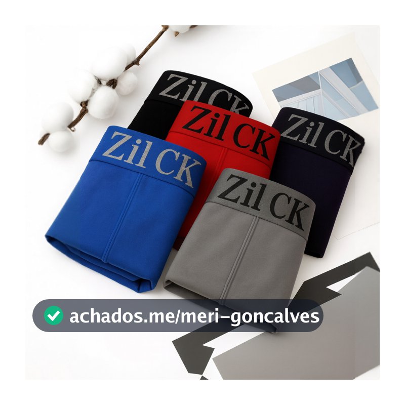 Kit com 10 Cuecas Boxer Masculina Microfibra com Forro 100% Algodão ou 5 Cueca Masculino