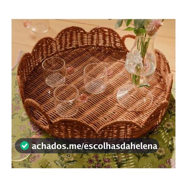 Bandeja Siena Rattan 35cm - A\CASA