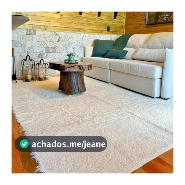 Tapete Boho Gigante 3,00 X 2,00 Artesanal Luxo Sala Quarto Felpudo Fofinho Rústico 100% Algodão Tear