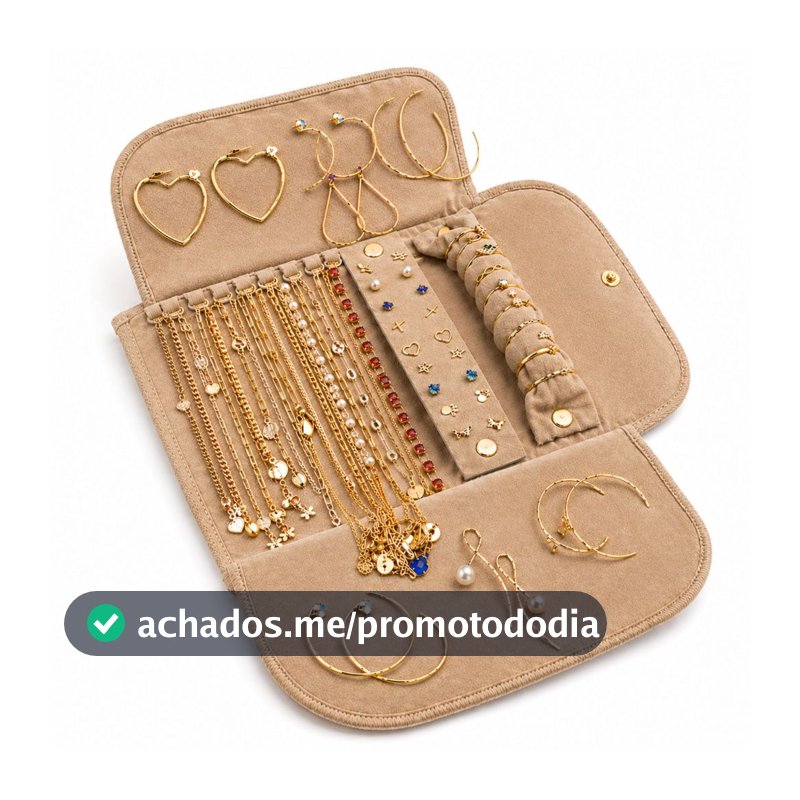 Kit Semi Joias 15 pçs + Mostruário Atacado Revenda Ouro 18k e Prata 925 100% c/ Garantia Semijoias
