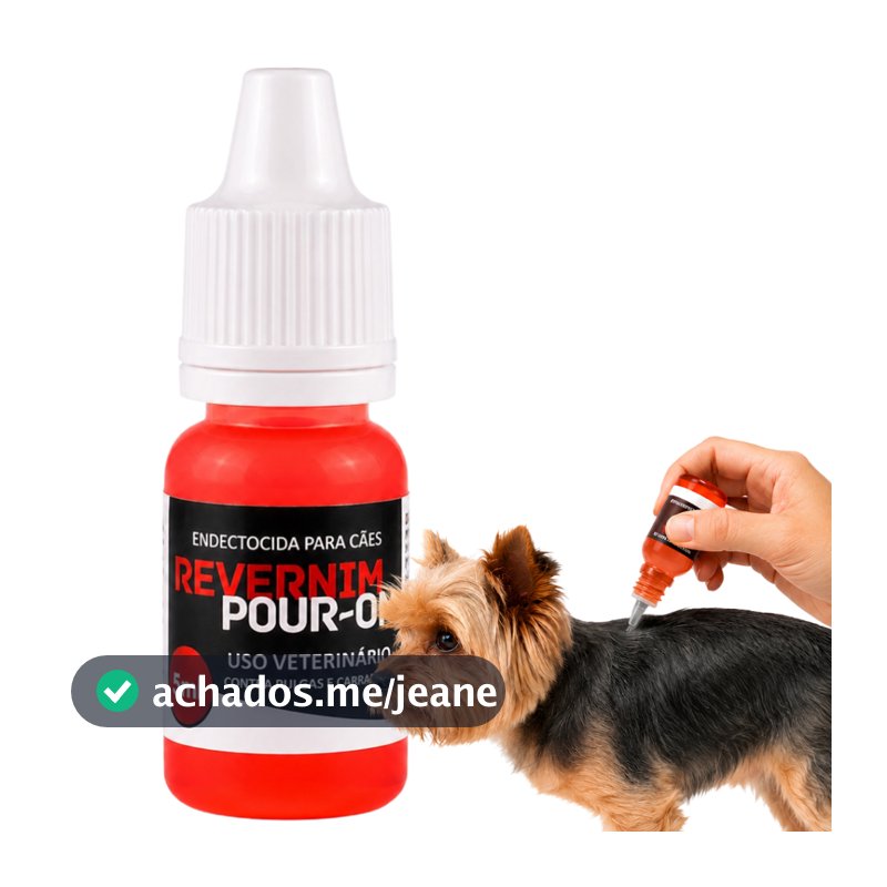 Antipulgas e Carrapatos Revernim pour-on para Cães e gatos 5ml