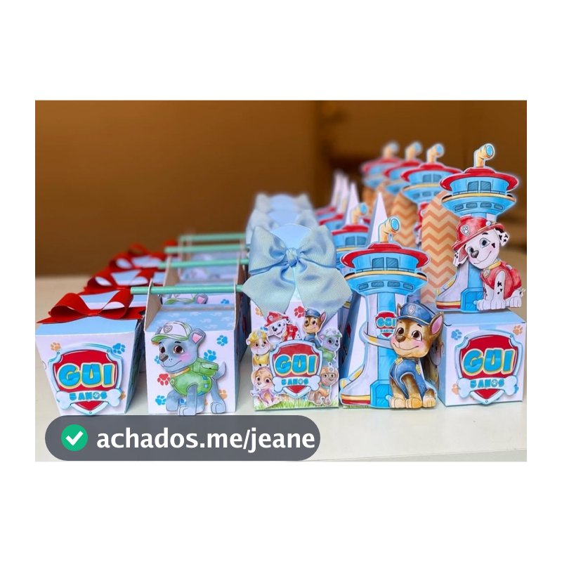 kit Personalizados patrulha canina aquarela