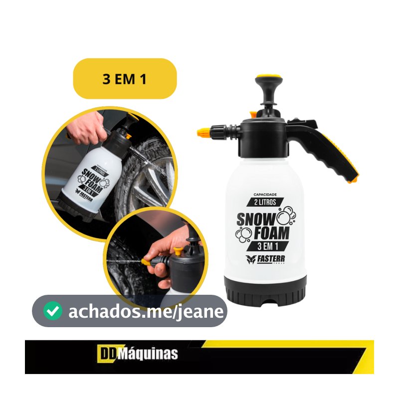 Pulverizador Manual 3 Em 1 Snow Foam 2 Litros FST089 - Fasterr