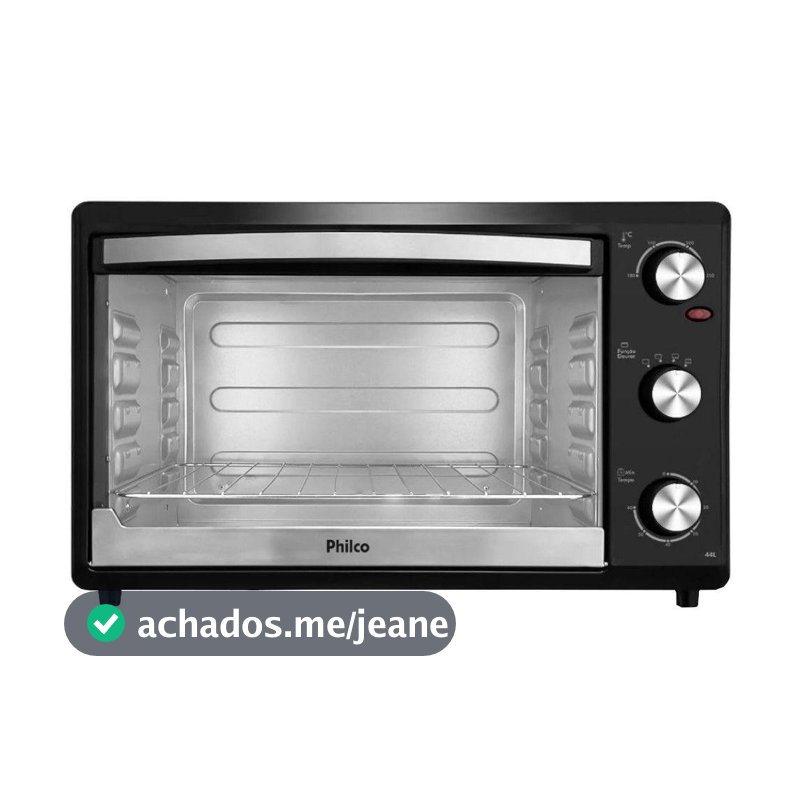 Forno Elétrico Philco PFE44P Dupla Resistência 44L Com Timer 60 Minutos