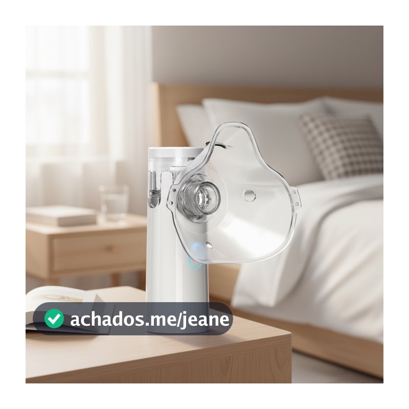 Nebulizador Ultrassônico Silencioso Portátil Máquina Médica Atomizador Nebulizador Inalador Umidificador