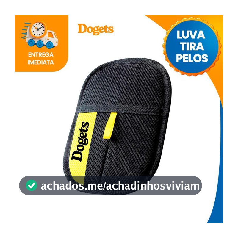 Luva Removedora de Pelos Eletrostática Prática Removedor de Pelos Pet Fácil e Rápido Reutilizável