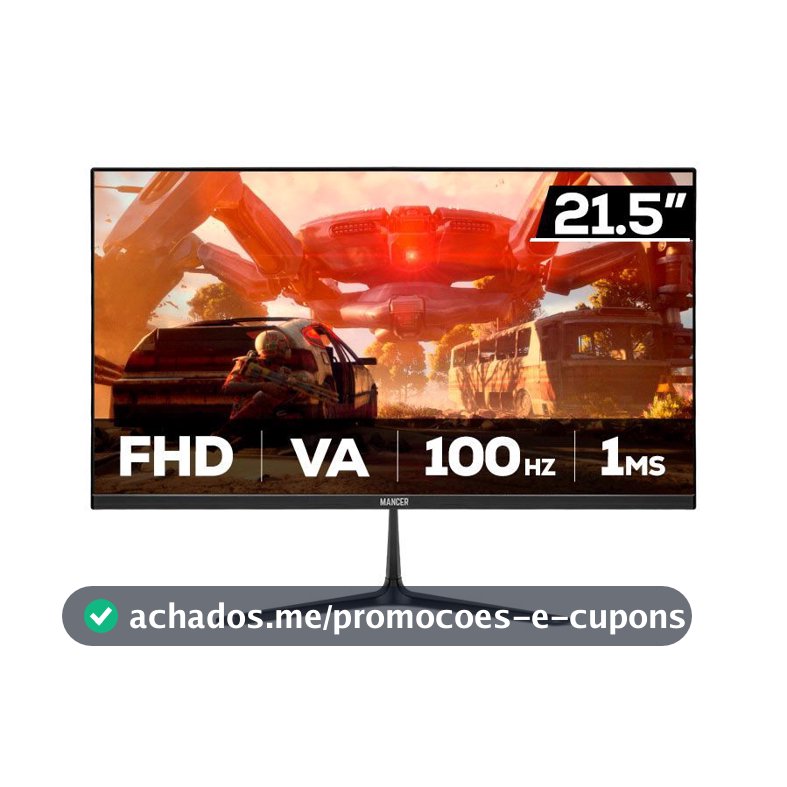 Monitor Gamer Mancer Horizon Z2S, 21.5 Pol, VA, FHD, 1ms, 100Hz, HDMI/VGA, MCR-HZN21S-BL3