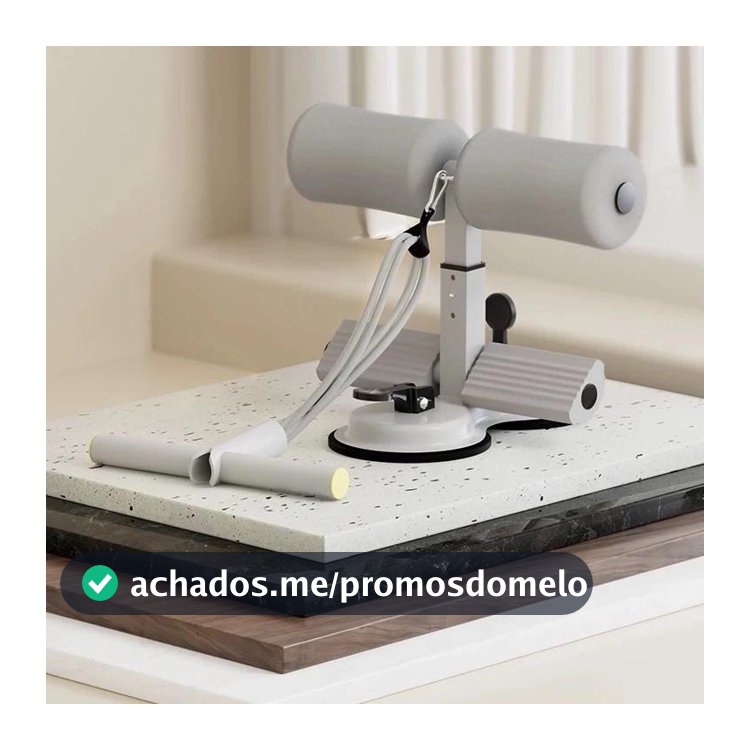 Abdominais Ventosas Fortes 3 Ajustes | Protege Barriga/Joelhos | Casa/Academia
