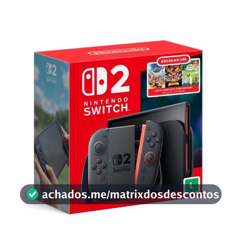 Nintendo Switch 2 lcd 256gb novo