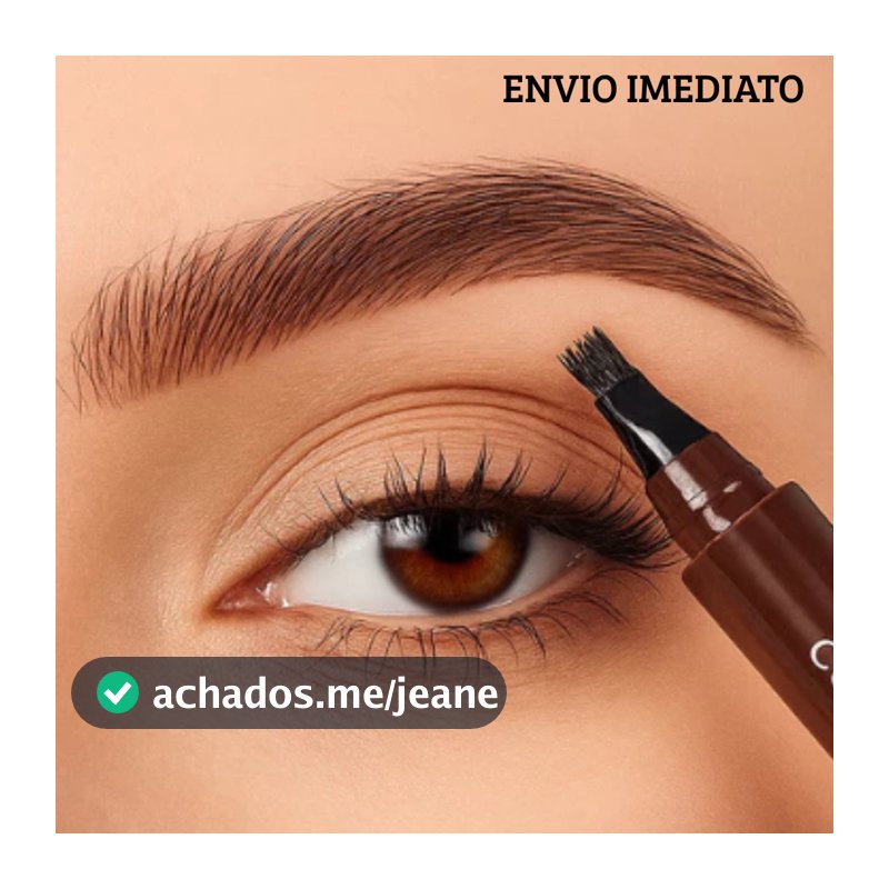 Lápis De Sobrancelha À Prova D'água, De Longa Duração , Definição Natural , 4 Pontas, Preenche Falhas