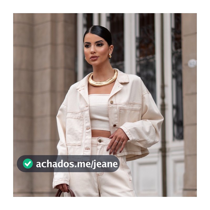 Jaqueta Feminina Oversized Casaco Manga Longa Moda Jeans Curta Blusa Premium com Bolsos Confortável