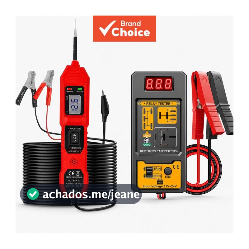 Cnbj-823 Kit De Teste De Relé De Testador De Circuito Automotivo 6-24v Sonda De Tensão 4/5 Pinos 12 Ferramenta De Reparo