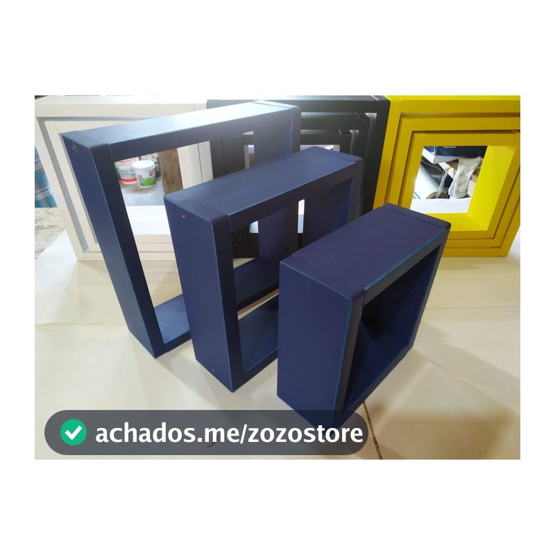Kit 3 Nichos Decorativos MDF Parede – Ideal Para Quarto Sala Cozinha Banheiro Alta qualidade