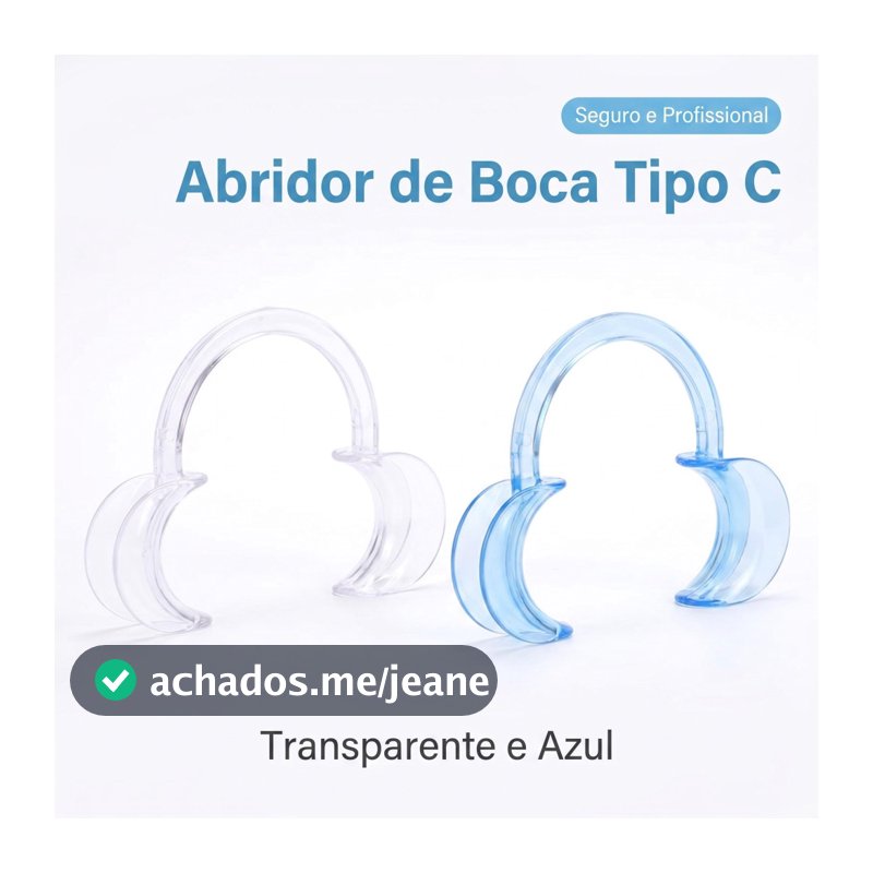 Lysanda Expandex Afastador Bucal Adulto Disponível em Pacote com 1 ou 2 Peças