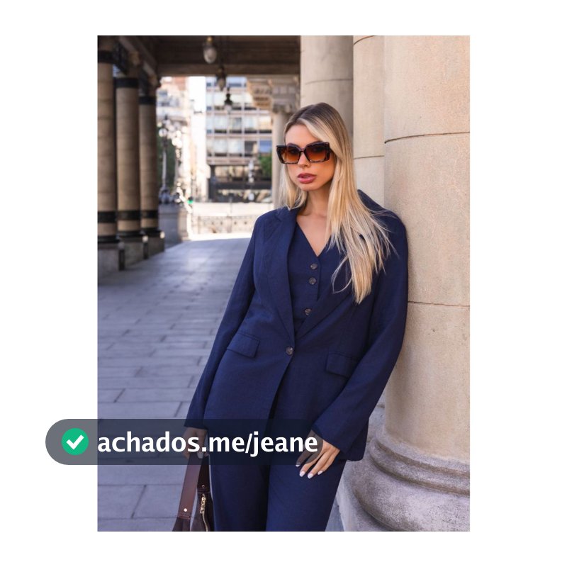 Blazer em Linho Misto – Elegância e Versatilidade