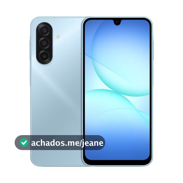 Smartphone Samsung Galaxy A17 Azul 128gb 4gb Ram Inteligência Artificial Gemini Original