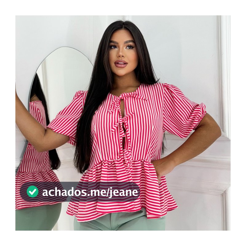 bata blusa listrado