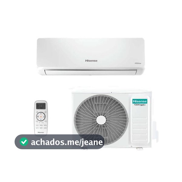 Ar Condicionado Split Inverter Hisense R-32 Hi-wall 9000 Btus Quente e Frio Wi-fi 220v