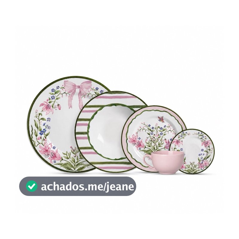 Aparelho de Jantar c/ 6-10-18-20-30 e 40 Peças Belle Bouquet Alleanza!!